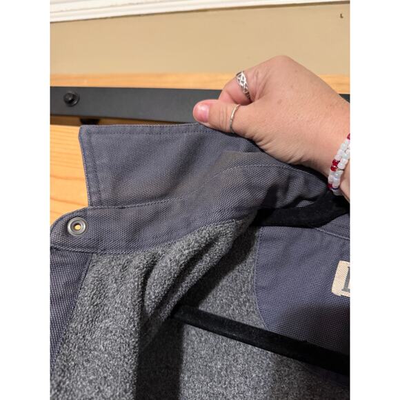 Duluth Trading Company XL Tall Men’s Fire Hose Fleece Lined Jacket Steel Blue - Picture 6 of 6